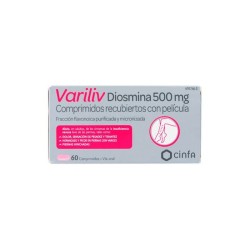 VARILIV DIOSMINA 500 MG 60 COMPRIMIDOS RECUBIERTOS CON PELÍCULA