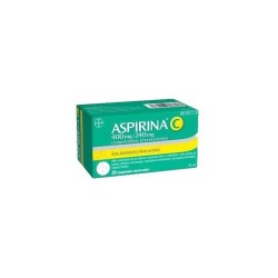 ASPIRINA C 400 MG/240 MG 20 COMPRIMIDOS EFERVESCENTES