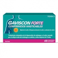 GAVISCON FORTE 48 COMPRIMIDOS MASTICABLES