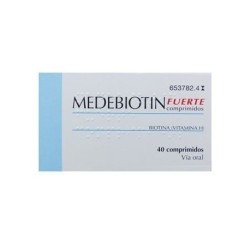 MEDEBIOTIN FUERTE COMPRIMIDOS 40C