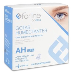 FARLINE GOTAS HUMECTANTES CON ÁCIDO HIALURÓNICO 20 X 0.4 ML