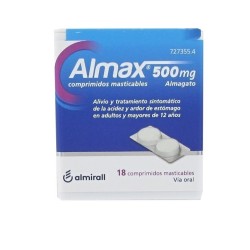 ALMAX 500 MG 18 COMPRIMIDOS MASTICABLES