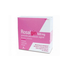 ROSALGIN 500 MG GRANULADO PARA SOLUCIÓN VAGINAL 20 SOBRES