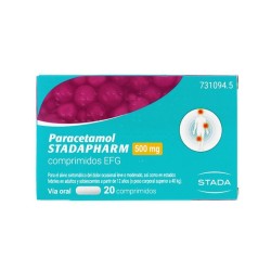 PARACETAMOL STADAPHARM 500 MG 20 COMPRIMIDOS