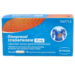 OMEPRAZOL STADAPHARM 20 MG 14 CÁPSULAS