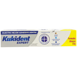 KUKIDENT EXPERT ADHESIVO DENTAL PARA PROTESIS DENTALES FORMATO AHORRO 57 G