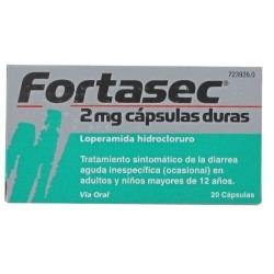 FORTASEC 2 MG 20 CÁPSULAS DURAS