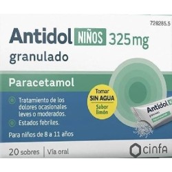 ANTIDOL NIÑOS 325 MG 20 SOBRES