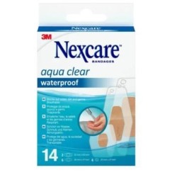 Tiras Nexcare™ Aqua Waterproof, Surtidas, 14/Pack