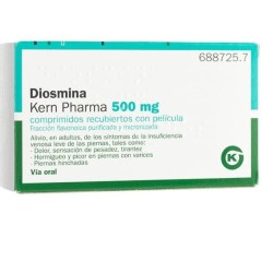 DIOSMINA KERN PHARMA 500 MG 60 COMPRIMIDOS