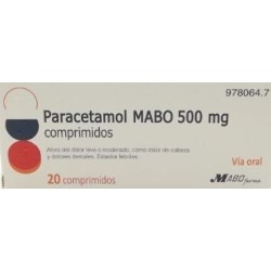 PARACETAMOL MABO 500 MG 20 COMPRIMIDOS