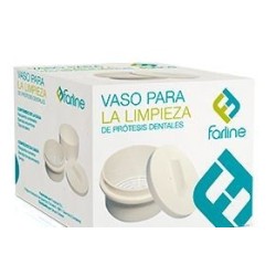 VASO PARA LIMPIEZA PROTESIS DENTALES FARLINE