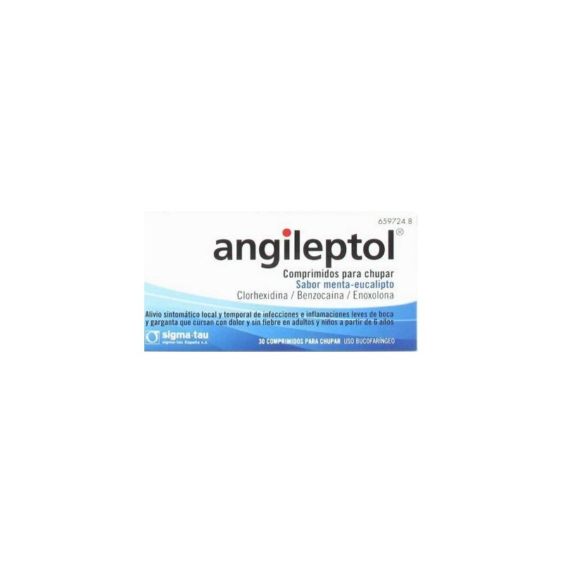 Angileptol 15 Comprimidos Para Chupar Menta-euca