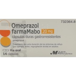 OMEPRAZOL FARMAMABO 20 MG 14 CÁPSULAS DURAS GASTRORRESISTENTES