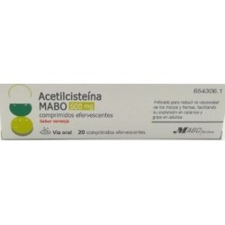 ACETILCISTEINA MABO 600 MG 20 COMPRIMIDOS EFERVESCENTES