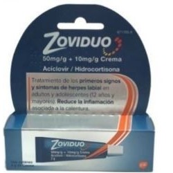 ZOVIDUO (ACICLOVIR+HIDROCORTISONA) CREMA 2 G