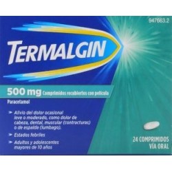 TERMALGIN 500 MG 24 COMPRIMIDOS RECUBIERTOS CON PELICULA