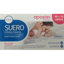 SUERO FISIOLÓGICO APOSAN 50 UNIDADES