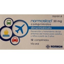 NORMOSTOP 50 MG 12 COMPRIMIDOS