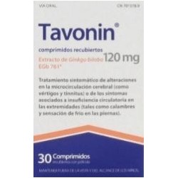 TAVONIN 120 MG 30 COMPRIMIDOS RECUBIERTOS