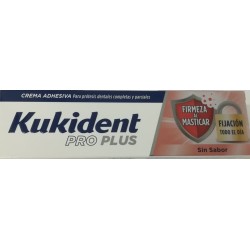 KUKIDENT PRO PLUS CREMA ADHESIVA DENTAL FIRMEZA AL MASTICAR 40G