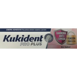 KUKIDENT PRO PLUS BARRERA ANTI-COMIDA 40 G SIN SABOR