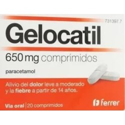 GELOCATIL 650 MG 20 COMPRIMIDOS