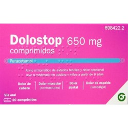 DOLOSTOP 650 MG 20 COMPRIMIDOS