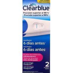 CLEARBLUE PACK AHORRO 2 PRUEBAS DE EMBARAZO ULTRATEMPRANA