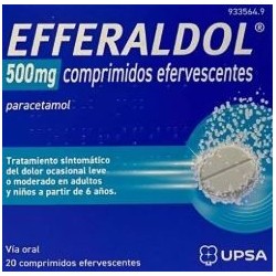 EFFERALDOL 500 MG 20 COMPRIMIDOS EFERVESCENTES