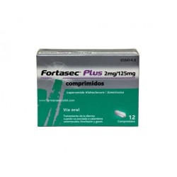 FORTASEC PLUS 2 MG/ 125 MG 12 COMPRIMIDOS