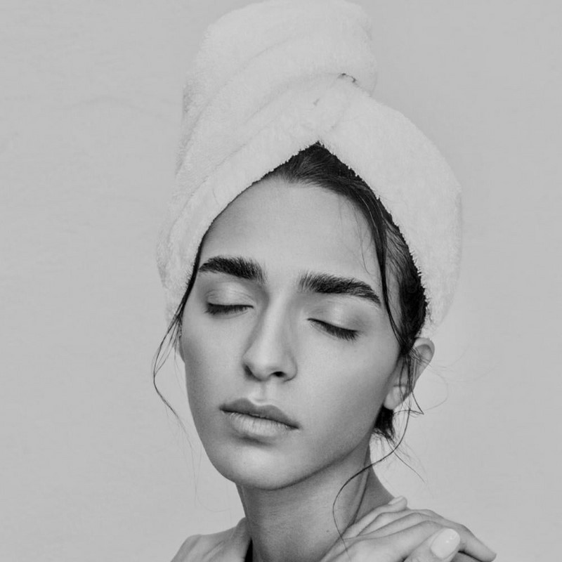 MODESTA CASSINELLO AØ1 Hair Turban Towel