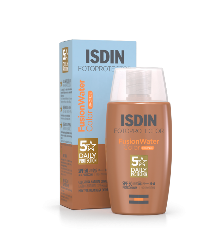 FOTOPROTECTOR ISDIN SPF50 FUSION WATER COLOR BRONZE 50 ML